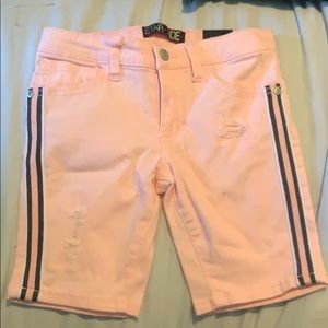 Pink Capri shorts